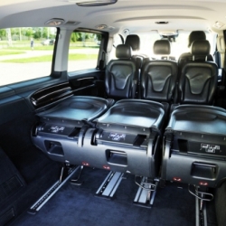 folding seats in commercial vehicle